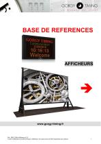 Base de references afficheurs - 1