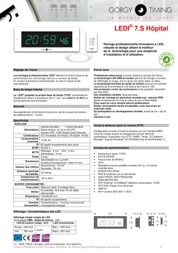 LEDI 7/S hôpital