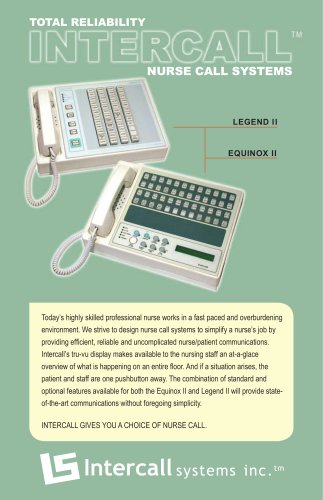 TOTAL RELIABILITY NURSE CALL SYSTEMS