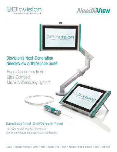 Biovision’s Next-Generation NeedleView Arthroscope Suite