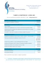 SIVIHA TARIFS 2025 - 1