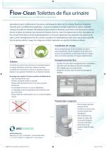 Flow-Clean Toilettes de flux urinaire - 2