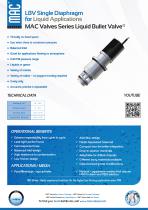 LBV Single Diaphragm for Liquid Applications