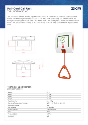 Pull-Cord Call Unit