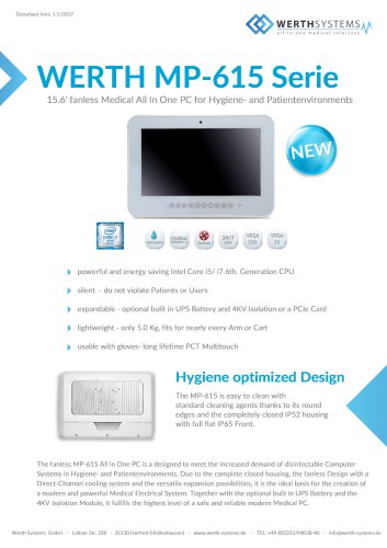 WERTH MP-615 Serie