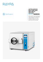 AUTOCLAVES HORIZONTAUX DE PAILLASSE AVEC PRÉVIDES ET SÉCHAGE - Série AHS-B