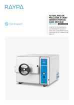 AUTOCLAVES HORIZONTAUX DE PAILLASSE SANS SECHAGE -  Série AHS-N - 1