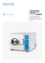 AUTOCLAVES HORIZONTAUX DE PAILLASSE AVEC SECHAGE -  Série AHS-DRY - 1