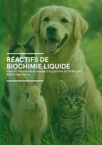 RÉACTIFS DE BIOCHIMIE LIQUIDE