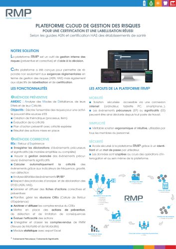 RMP: Plateforme de Gestion des Risques