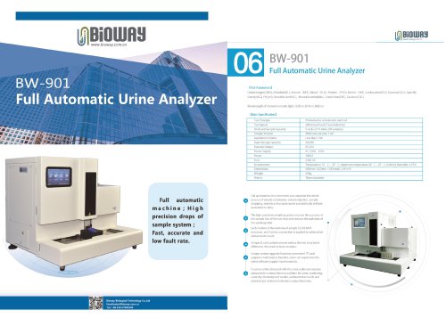 Full Automatic Urine Analyzer BW-901