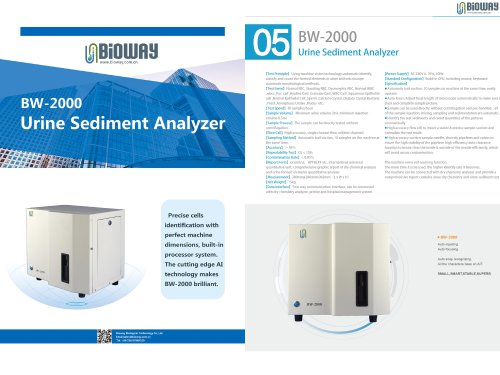 Urine Sediment Analyzer BW-2000