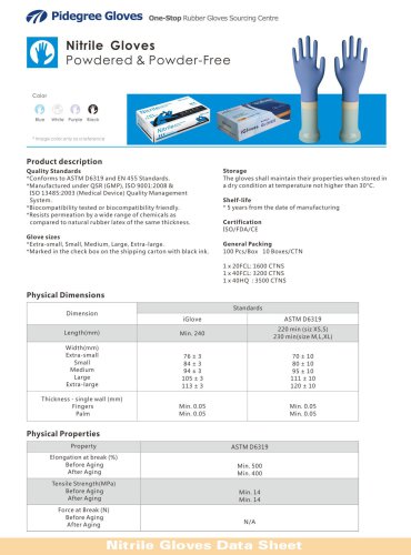 NITRILE GLOVES