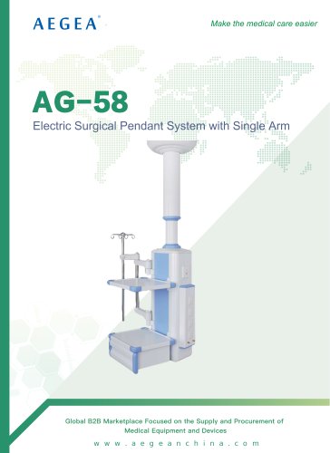 AG-58 Electric Lifting Vertical Hospital Pendant