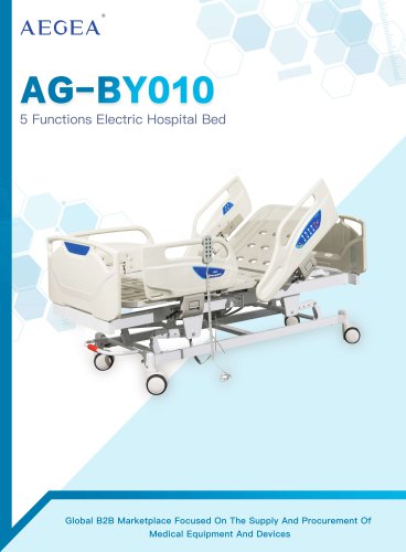 AG-BY010 Five Functions ABS Medical Electric Automatic Medical Hospital Bed