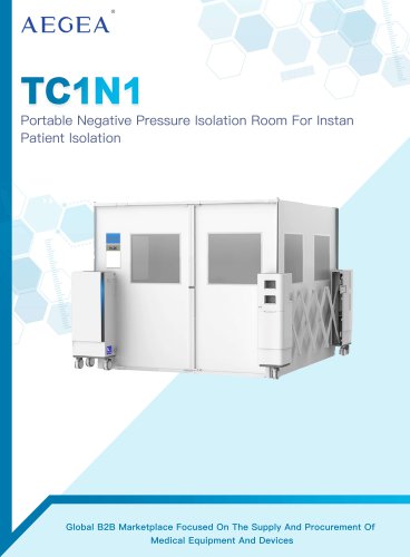 TC1N1 Portable Negative Pressure Isolation Room