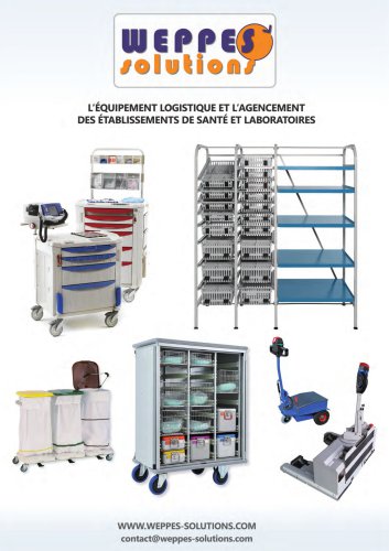 L'ÉQUIPEMENT LOGISTIQUE ET L'AGENCEMENT DES ÉTABLISSEMENTS DE SANTÉ ET LABORATOIRES