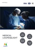 Brochure of surgical loupes and portable headlights M202505MSL5