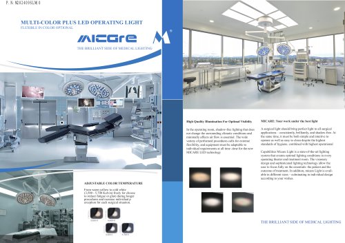 surgical light M202409SLM0 - MULTI-COLOR LED PLUS series