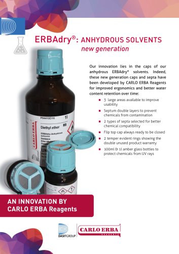 ERBAdry - Anhydrous Solvents