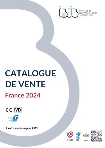 Catalogue de vente France 2024 - Tous produits