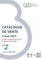 Catalogue de vente IBJB 2023 France - CQI en Immuno-hématologie - 1