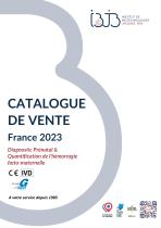 Catalogue de vente IBJB 2023 France - Diagnostic Prenatal et Quantification de l'hémoragie foeto-maternelle - 1