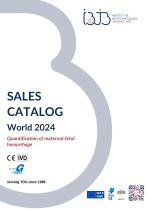 Sales catalog IBJB World 2024 - Quantification of maternal-fetal hemorrhage