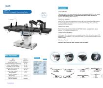 Catalog Electro-Hydraulic Operating Table TDY-G-1