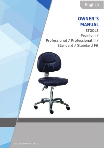 STOOLS Premium / Professional / Professional II / Standard / Standard Fit