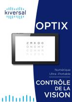 Brochure du module de contrôle de vision OPTIX pour Audixi 10