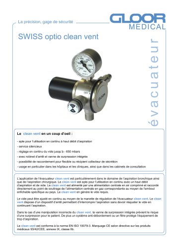 SWISS optio clean vent