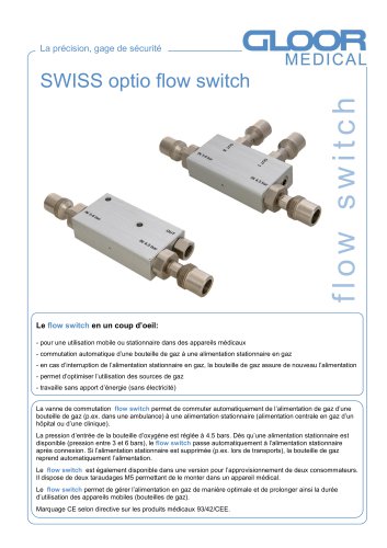 SWISS optio flow switch