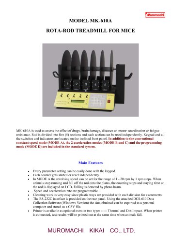 MODEL MK-610A