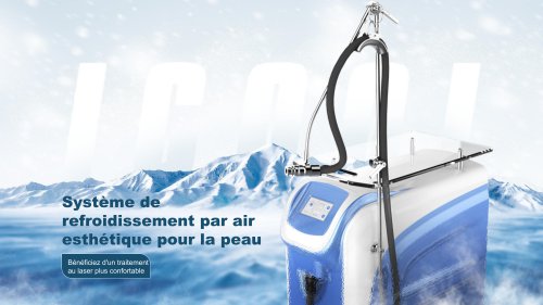 Machine de refroidissement de la peau par air