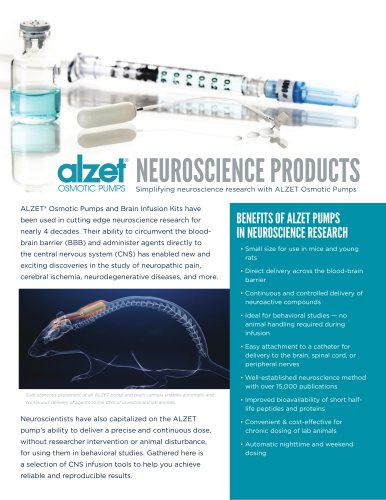 Neuroscience Products Fact Sheet