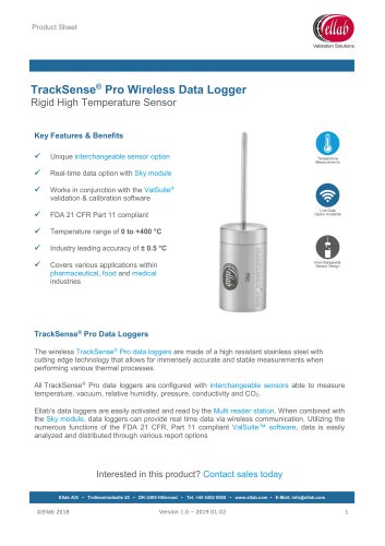 Rigid High Temperature Sensor