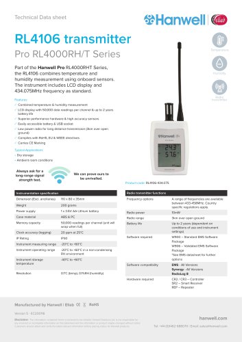 RL4106 transmitter