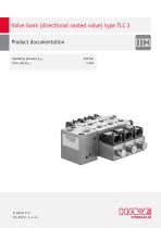 Valve bank (directional seated valve) type TLC 3