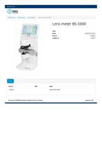 Lens meter BS-5000