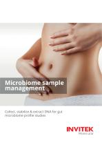 Microbiome sample management