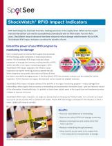 ShockWatch RFID Combination Impact Indicator - RFID Tag for medical device supply chains