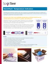 WarmMark Single-Use Temperature Indicators for Pharmaceutical and Medical Supply Chain