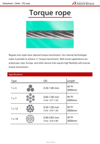 Torque rope