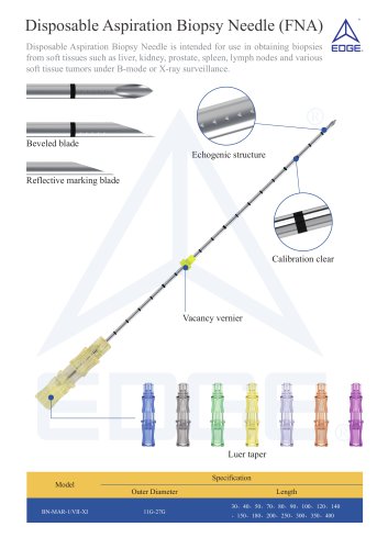 Disposable aspiration biopsy needle(FNA)