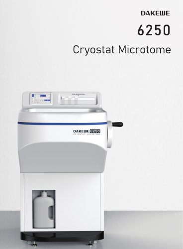 Dakewe Cryostat microtome 6250 borchure EN v3.1