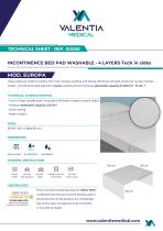 INCONTINENCE BED PAD WASHABLE