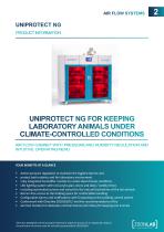 UNIPROTECT- Air flow cabinet with humidity and pressure control