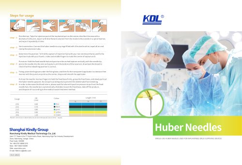 Huber Needle Catalog