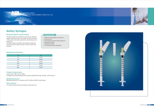 Safety Syringes SN03